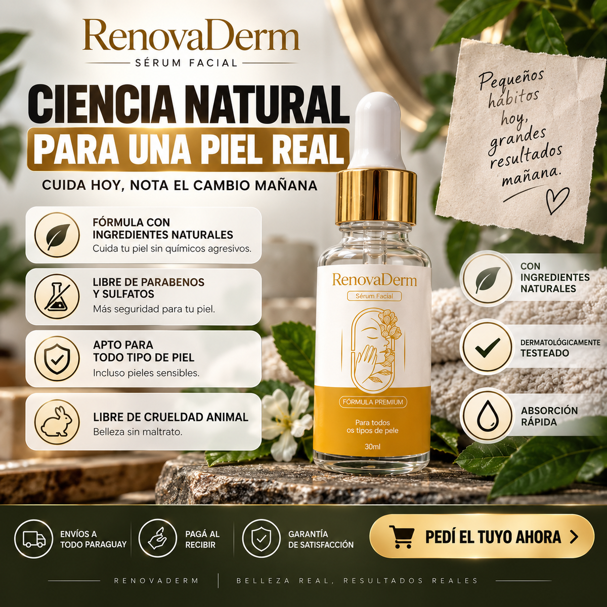 RenovaDerm — Sérum Facial Antiedad