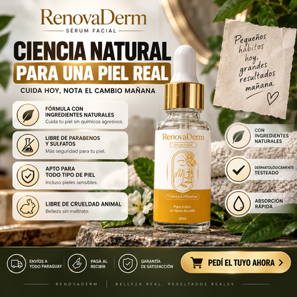 RenovaDerm — Sérum Facial Antiedad