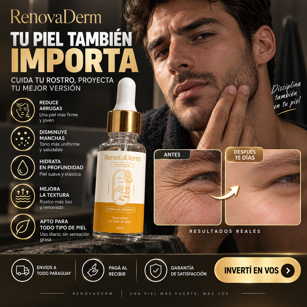 RenovaDerm — Sérum Facial Antiedad